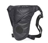 Vélo en Plein air Goutte Jambe Sac pour Hommes Femmes Moto vélo randonnée Sac Banane Voyage Sport équitation pêche Camping Marche Cuisse Taille Poche #07noir