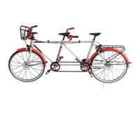 Vélo En Tandem Miniature 1/10ème, Jouet De Cyclisme Velorome Diecast, Modèle De Véhicule, Ensemble De Jeu, Cadeau D'Anniversaire