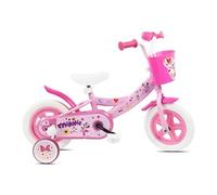 Vélo enfant 10'' Minnie / , 2 stabilisateurs amovibles, garde boues et panier avant !