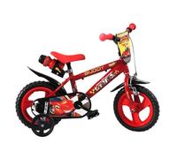 Vélo Enfant 12"" - DINOBIKES - BUDDY CARS - Rouge - 3 à 5 Ans - Roues EVA anti-crevaison