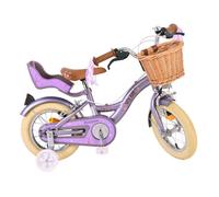 Vélo Enfant - 12 Pouces - 3 ans - Volare Blossom - Violet - 31243 - Mouvement à billes