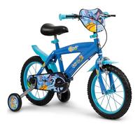 Vélo Enfant 14" 2 Freins avec Licence Disney Stitch Bleu
