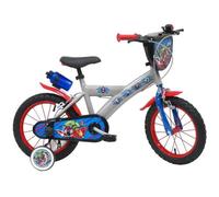Vélo enfant 14'' AVENGERS (Taille 90 cm à 105 cm) équipé de 2 freins, plaque avant, stabilisateurs