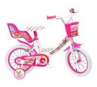 Vélo Enfant 14 Fille LICORNE - UNICORN pour enfant de 90 à 105 cm -stabilisateurs à molettes