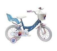 Vélo ATLAS 14'' Fille Vélo Enfant Reine des neiges/Frozen, Bleu et Blanc