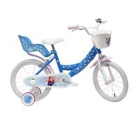 Vélo Enfant 16"" - FROZEN - Noir - 5 à 7 Ans - Roues de 16 pouces - Mixte