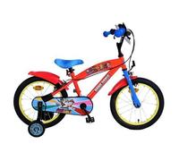 Vélo Enfant 16 Pouces Garçons Rouge 4-6 Ans Vélo Paw Patrol Avec Roues D'Appui