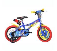 Vélo Enfant 16"" - SONIC - Bleu - Freins avant et arrière - Réglable - Prémonté à 75%