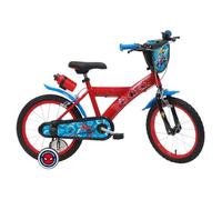 Velo Enfant 16"" SPIDER-MAN - 5 à 7 Ans - Rouge