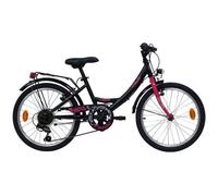 Vélo enfant 20'' Fille OLINDA équipé Shimano, garde boue et porte bagages 20