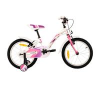 VELO ENFANT - ALICE - 18"" - 1 vitesse - Blanc/Rose