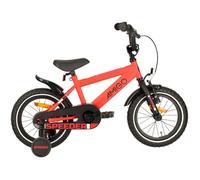 Vélo enfant - AMIGO - Speeder - 14 pouces - Frein à rétropédalage - Rouge/Noir