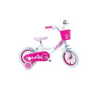 Vélo enfant - BUTTERFLY - 12 pouces - Rose - Garde-boue avant et arrière - Stabilisateurs démontables