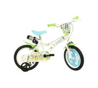 Vélo enfant DINO BIKES SPA Bluey 14 pouces AUA614 BL 4-6 ans Blanc cadre réglage selle et guidon freins avant/arrière