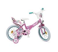 Vélo Enfant - Disney - Minnie - 14 Pouces - Rose - Siège Et Guidon Réglables Multicolore