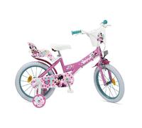 Vélo enfant Disney Minnie Mouse 14 pouces pour filles 4-6 ans Rose