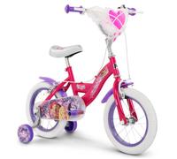 Vélo Enfant Disney - Princess - Roues 14"" - Age 4-6 ans - 2 Freins - Stabilisateurs - Rose - Produit HUFFY