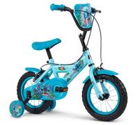Vélo Enfant Disney - Stitch - Roues 12"" - Age 3 à 5 ans - 2 Freins - Stabilisateurs - Bleu - Produit HUFFY