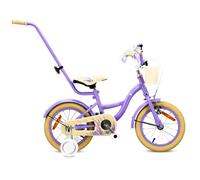 Vélo Enfant - Flower Bike - Roues 14"" - 3 à 5 ans - panier - cloche - garde-boue - Lavande