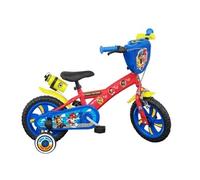 Vélo enfant Garçon 12'' PAT PATROUILLE Taille 90/95 cm équipé de 1 frein & 2 stabilisateurs avec molettes