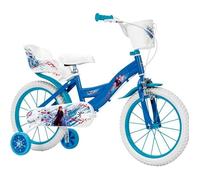 Velo 16 Pouces La Reine Des Neiges 5/7 Ans Stabilisateur Bleu