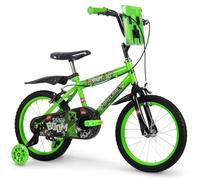 Vélo enfant - Huffy - Minecraft 16"" - Freins avant et arrière - Plaque Creeper - Vert