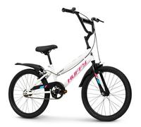 Vélo Enfant - Huffy So Sweet Blanc - Roues 20"" - Age 6 à 9 ans - 2 Freins - Monovitesse