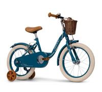 Vélo Enfant - Vintage - Roues 16"" - Age 5 à 7 ans - Panier - Freins à étrier - Émeraude - Produit HUFFY
