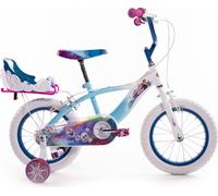 Huffy Frozen Luxury Vélo Disney La Reine des Neiges Bébé - Fille, Bleu Ciel, 14 pollici