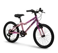 Vélo Enfant - Literide - Roues 20"" - Age 6 à 9 ans - Léger - 7 vitesses - Rose/Violet - Produit HUFFY