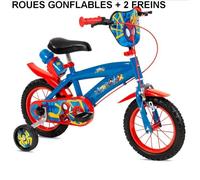 Vélo enfant - Spiderman - 12 pouces - garçon - 3 à 5 ans - Stabilisateur - NEW