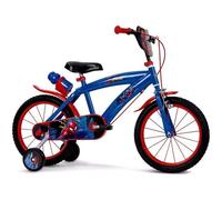 Vélo enfant - Spiderman - 14 pouces - Stabilisateur - Huffy - garçon - 4 à 6 ans