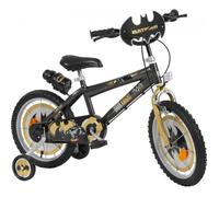 Toimsa Vélo enfant Batman 16 pouces – Noir avec stabilisateurs – Garçon 5-7 ans