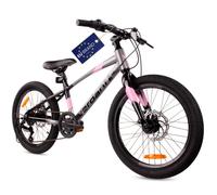 Vélo Enfant - Verdant Bike - Roues 20"" - 6 à 10 ans - freins disque - cadre aluminium - réglage hauteur- Rose/Graphite