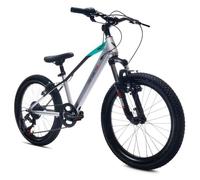 Vélo Enfant - Verdant Bike - Roues 20"" - 6 à 10 ans - V-Brake - béquille latérale - cloche - Argent