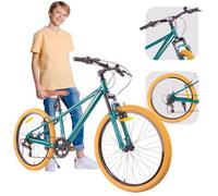 Vélo Enfant - Verdant Bike - Roues 24"" - 8 à 12 ans - amortisseur - V-Break - cadre en acier - Vert