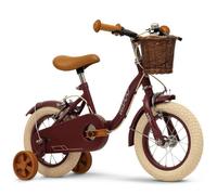 Vélo Enfant Fille - Huffy - Vintage 12 Pouces - Bordeaux - Panier - Sonnette