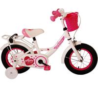 Vélo enfant Volare Ashley - Fille - 12 pouces - Blanc
