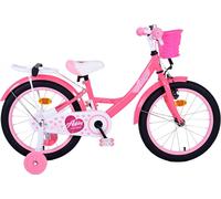 Vélo enfant Volare Ashley - Fille - 18 pouces - Rose/Rouge