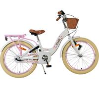 Vélo enfant Volare Blossom pour fille - 20 pouces - Blanc avec Nexus 3 vitesses