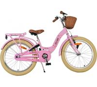 Vélo enfant Volare Blossom pour fille - 20 pouces en rose pour l'aventure