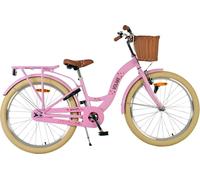 Vélo enfant Volare Blossom pour fille - 24 pouces en rose avec caractéristiques de sécurité