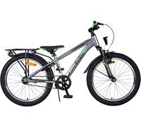 Cross 20 Pouces Vélo Gris 6-8 Ans Vélo Main / Frein à Rétropédalage Éclairage