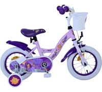 Vélo enfant Volare Disney Wish pour les filles - 12 pouces en violet pour les enfants de 3 à 4,5 ans