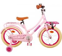Vélo enfant Volare Excellent - Fille - 16 pouces - Rose - 95% monté