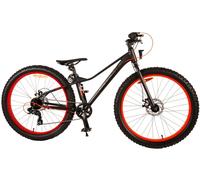 Vélo enfant Volare Gradient - Garçons - 26 pouces - Noir Orange - 7 vitesses - Prime Collection