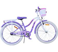 Vélo enfant Volare Lovely pour les filles - 24 pouces en violet pour un plaisir de conduite en toute sécurité