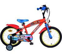 Vélo enfant Volare Paw Patrol - Garçons - 16 pouces - Rouge - Deux freins à main