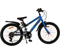 Vélo enfant Volare Rocky - 20 pouces - 7 vitesses - Bleu pour les enfants de 6 à 8 ans