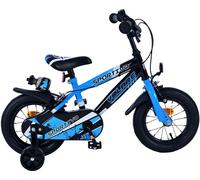 Vélo enfant Volare Sportivo pour garçons - 12 pouces en bleu noir avec freins à deux mains
